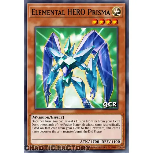 RA03-EN193 Elemental HERO Prisma Quarter Century Secret Rare 1st Edition NM