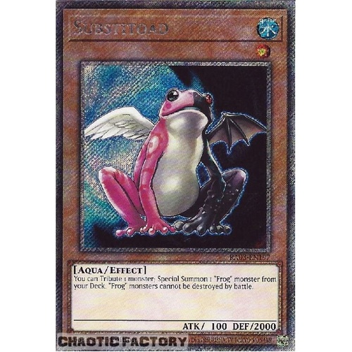 RA03-EN197 Substitoad Platinum Secret Rare 1st Edition NM