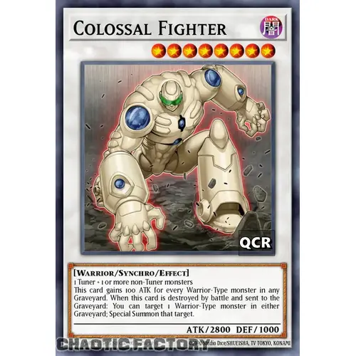 RA03-EN200 Colossal Fighter Quarter Century Secret Rare 1st Edition NM