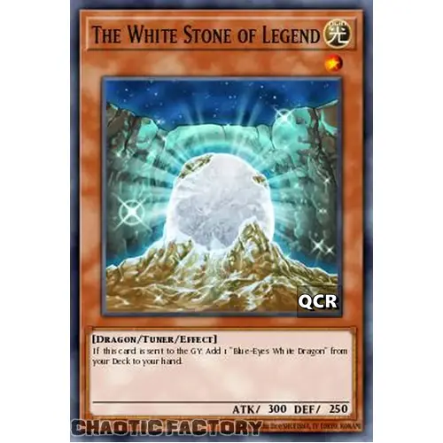 RA03-EN208 The White Stone Of Legend Quarter Century Secret Rare 1st Edition NM