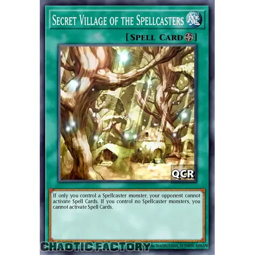 RA03-EN209 Secret Village of the Spellcasters Quarter Century Secret Rare 1st Edition NM