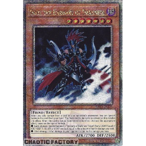 RA03-EN210 Gorz the Emissary of Darkness Quarter Century Secret Rare 1st Edition NM