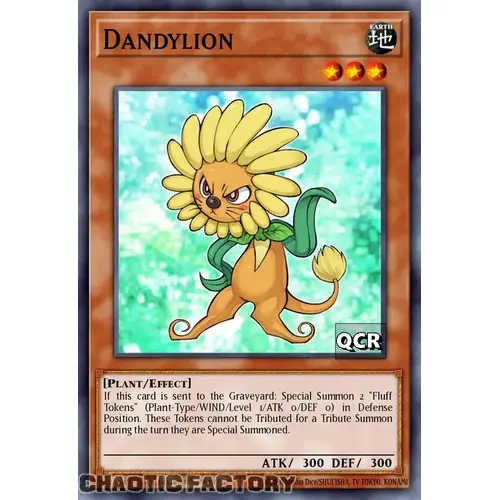 RA03-EN211 Dandylion Quarter Century Secret Rare 1st Edition NM