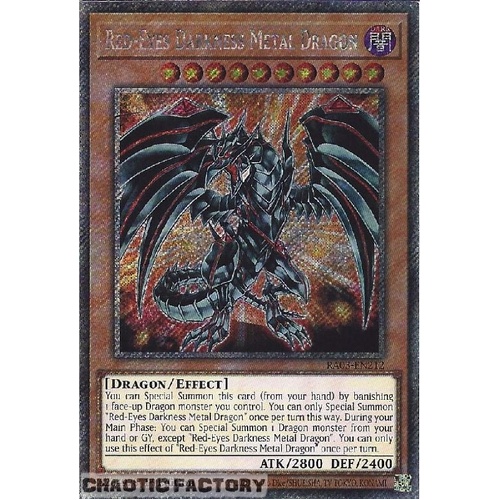 RA03-EN212 Red-Eyes Darkness Metal Dragon Platinum Secret Rare 1st Edition NM