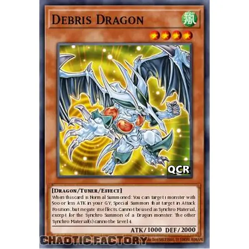 RA03-EN214 Debris Dragon Quarter Century Secret Rare 1st Edition NM