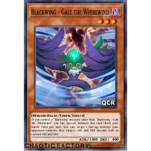 RA03-EN215 Blackwing - Gale The Whirlwind Quarter Century Secret Rare 1st Edition NM