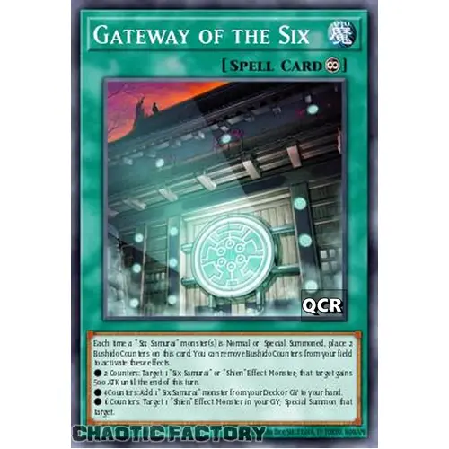 RA03-EN229 Gateway Of the Six Quarter Century Secret Rare 1st Edition NM