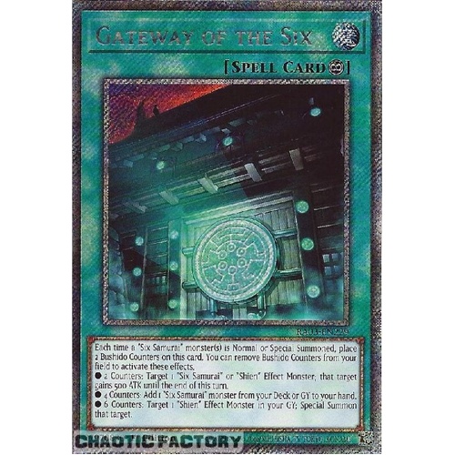 RA03-EN229 Gateway Of the Six Platinum Secret Rare 1st Edition NM