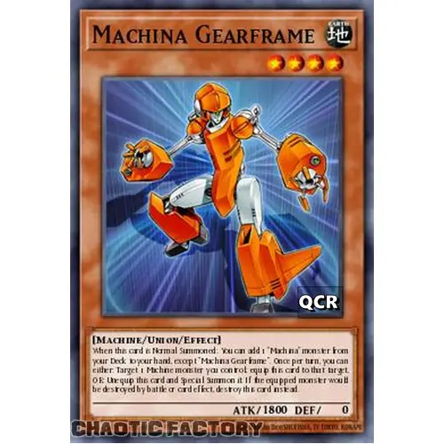 RA03-EN234 Machina Gearframe Quarter Century Secret Rare 1st Edition NM