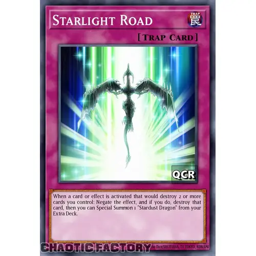 RA03-EN235 Starlight Road Quarter Century Secret Rare 1st Edition NM