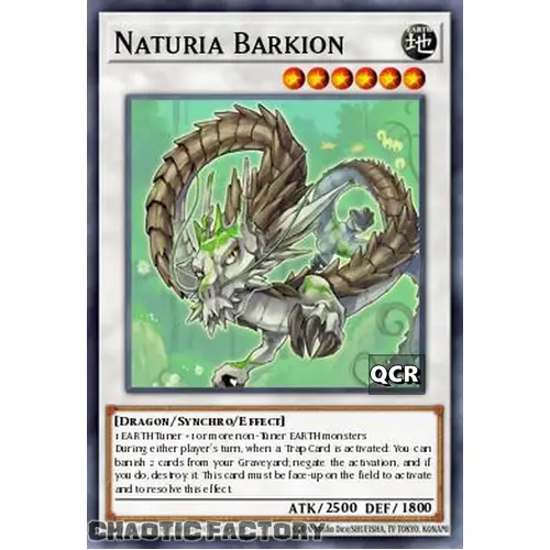 RA03-EN243 Naturia Barkion Quarter Century Secret Rare 1st Edition NM