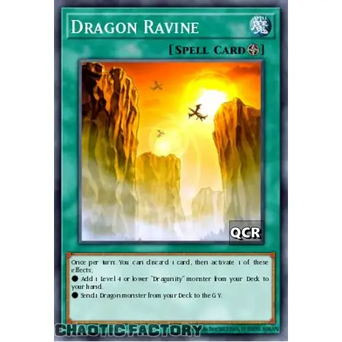 RA03-EN248 Dragon Ravine Quarter Century Secret Rare 1st Edition NM