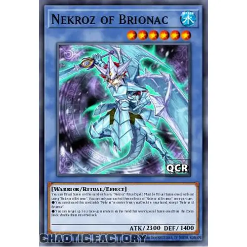 RA03-EN260 Nekroz Of Brionac Quarter Century Secret Rare 1st Edition NM