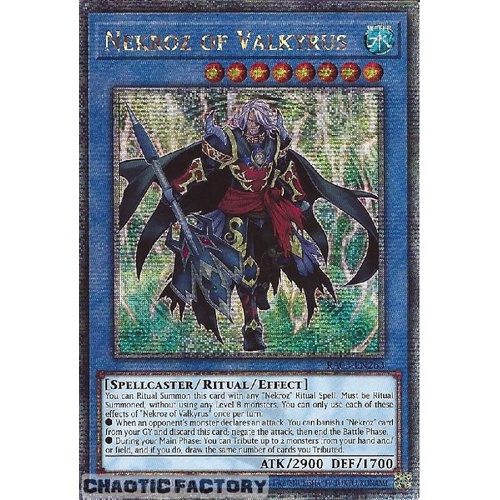 RA03-EN263 Nekroz of Valkyrus Quarter Century Secret Rare 1st Edition NM