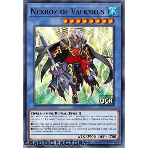 RA03-EN263 Nekroz of Valkyrus Quarter Century Secret Rare 1st Edition NM