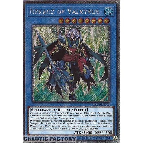 RA03-EN263 Nekroz of Valkyrus Platinum Secret Rare 1st Edition NM