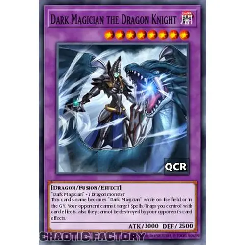 RA03-EN268 Dark Magician the Dragon Knight Quarter Century Secret Rare 1st Edition NM