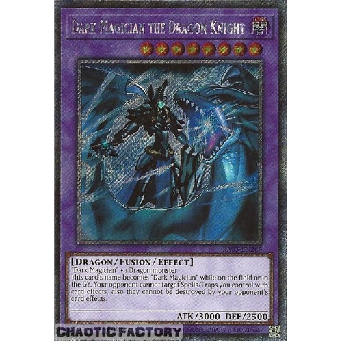 RA03-EN268 Dark Magician the Dragon Knight Platinum Secret Rare 1st Edition NM