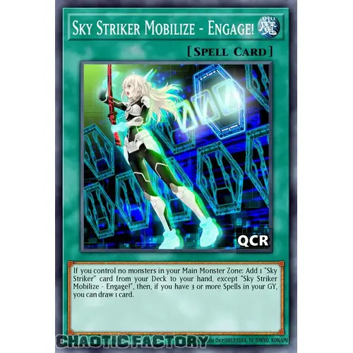 RA03-EN269 Sky Striker Mobilize - Engage! Quarter Century Secret Rare 1st Edition NM