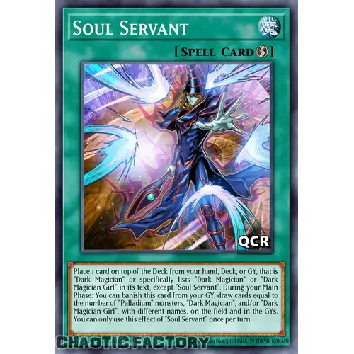 RA03-EN271 Soul Servant Quarter Century Secret Rare 1st Edition NM