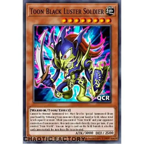 RA03-EN272 Toon Black Luster Soldier Quarter Century Secret Rare 1st Edition NM