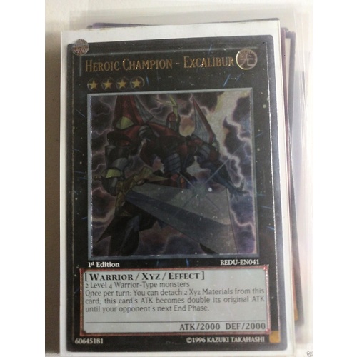 Ultimate Rare - Heroic Champion - Excalibur - REDU-EN041 1st Edition LP