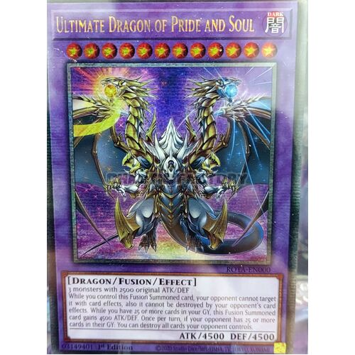 ROTA-EN000 Ultimate Dragon of Pride and Soul Quarter Century Secret Rare 1st Edition NM