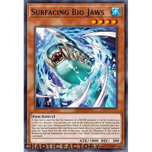 ROTA-EN001 Surfacing Big Jaws Ultra Rare 1st Edition NM