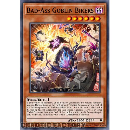 ROTA-EN012 Goblin Bikers Gone Wild Super Rare 1st Edition NM