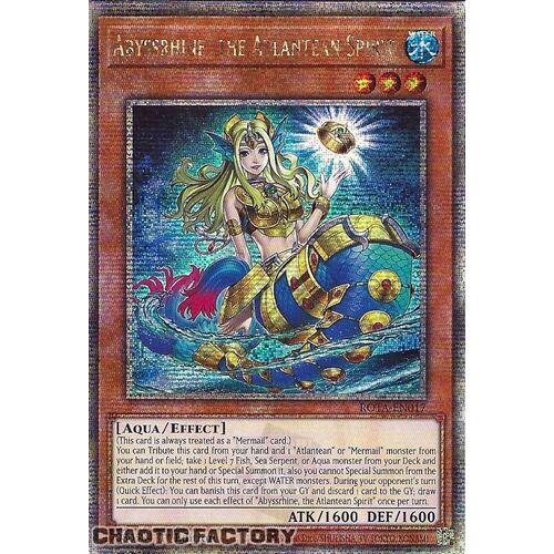 ROTA-EN017 Abyssrhine, the Atlantean Spirit Quarter Century Secret Rare 1st Edition NM