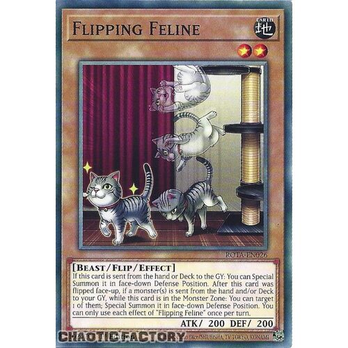 ROTA-EN026 Flipping Feline Common 1st Edition NM