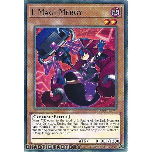 ROTA-EN027 L Magi Mergy Common 1st Edition NM