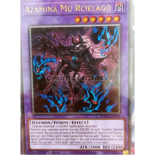 ROTA-EN031 Azamina Mu Rcielago Quarter Century Secret Rare 1st Edition NM