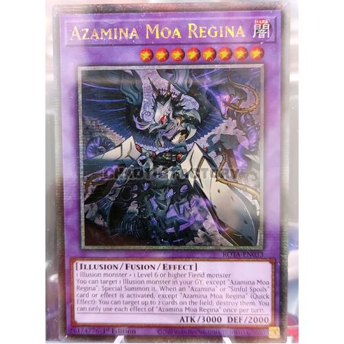 ROTA-EN033 Azamina Moa Regina Quarter Century Secret Rare 1st Edition NM