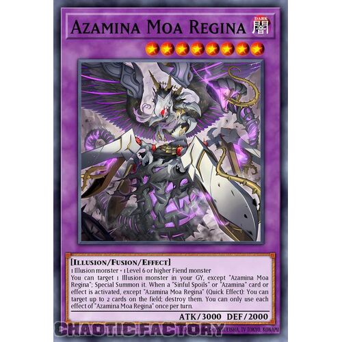 ROTA-EN033 Azamina Moa Regina Ultra Rare 1st Edition NM