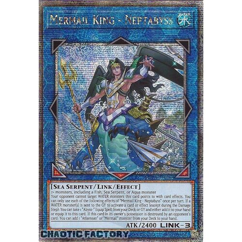 ROTA-EN046 Mermail King - Neptabyss Quarter Century Secret Rare 1st Edition NM