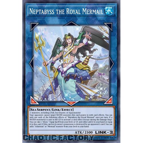 ROTA-EN046 Mermail King - Neptabyss Ultra Rare 1st Edition NM