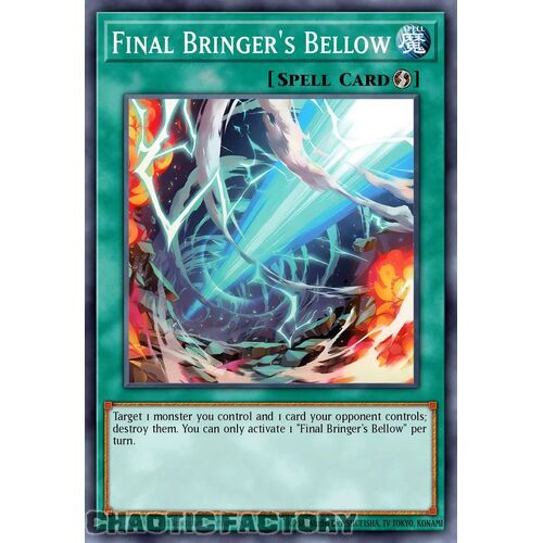 ROTA-EN064 Final Bringer of the End Times Super Rare 1st Edition NM