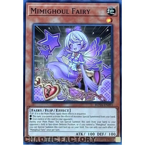 ROTA-EN091 Mimighoul Fairy Super Rare 1st Edition NM