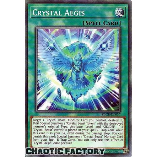 SDCB-EN017 Crystal Aegis Common 1st Edition NM