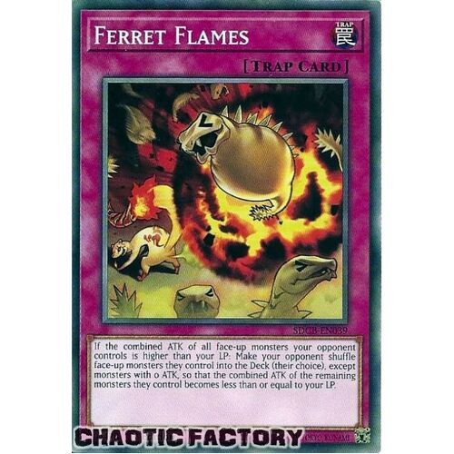 SDCB-EN039 Ferret Flames Common 1st Edition NM