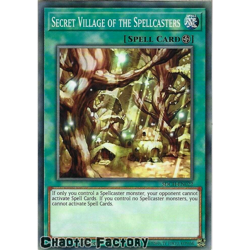 SDCH-EN022 Secret Village of the Spellcasters Common 1st Edition NM