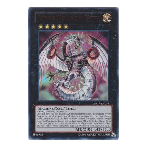 Cyber Dragon Nova - SDCR-EN038 - Ultra Rare UNLIMITED Edition NM