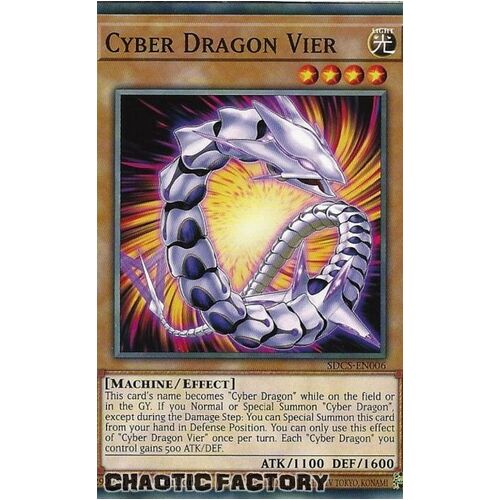 SDCS-EN006 Cyber Dragon Vier Common 1st Edition NM