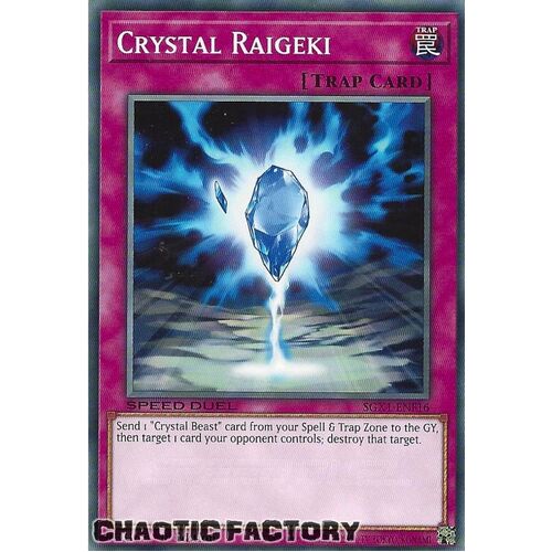 SGX1-ENF16 Crystal Raigeki Common 1st Edition NM