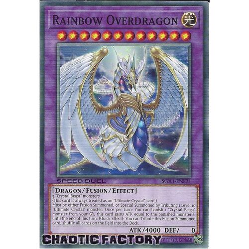 SGX1-ENF21 Rainbow Overdragon Common 1st Edition NM