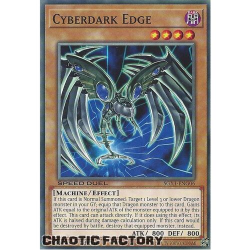 SGX1-ENG06 Cyberdark Edge Common 1st Edition NM