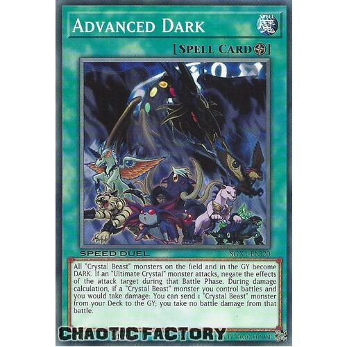 SGX1-ENI20 Advanced Dark Common 1st Edition NM