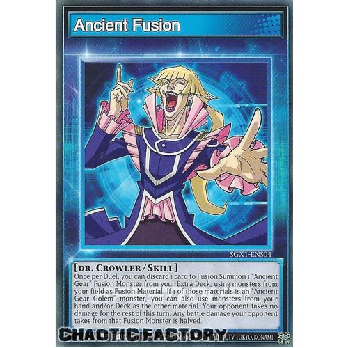 SGX1-ENS04 Ancient Fusion Common Skill Card 1st Edition NM