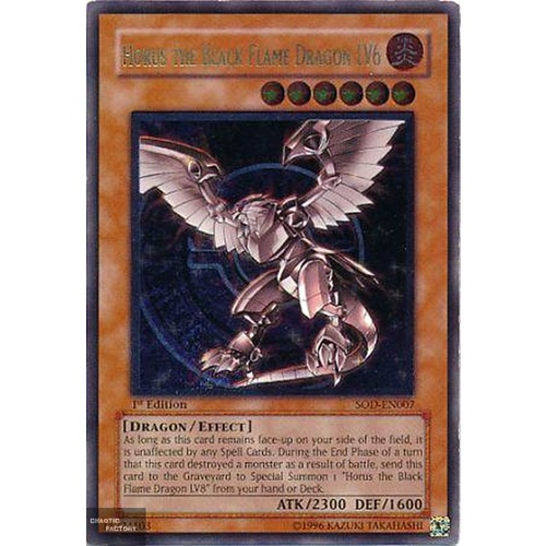 Horus the Black Flame Dragon LV6 (Ultimate Rare)